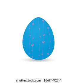 Huevos de Pascua decorados aislados. Temporada de Semana Santa - Vctor