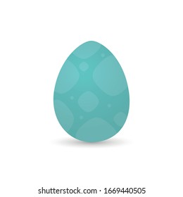 Isolated decorated easter eggs. Easter season - VEctor