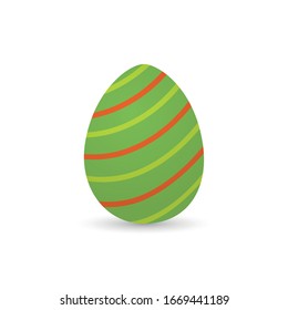 Isolated decorated easter eggs. Easter season - VEctor