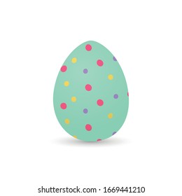 Huevos de Pascua decorados aislados. Temporada de Semana Santa - Vctor