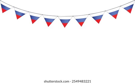 Isolated decorative bunting flag vector