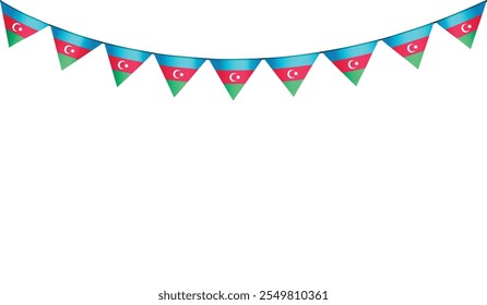 Isolated decorative bunting flag vector