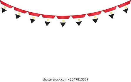 Isolated decorative bunting flag vector