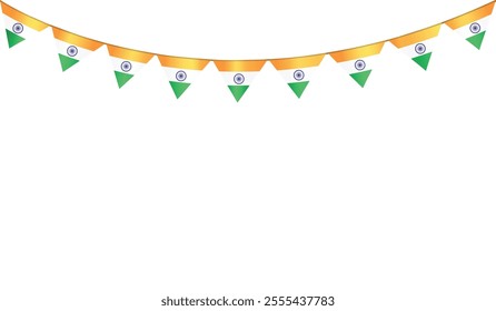 Isolated decorative bunting flag vector