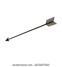 isolated decorative element in abstract style