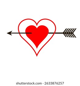 isolated decorative element in abstract style