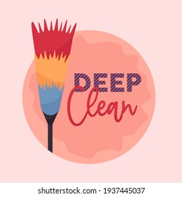 Isolated deep cleaning articles hygiene equipment - Vector