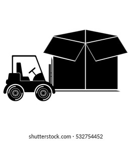 Isolated delivery forklift and package design