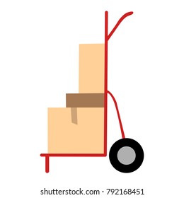 Isolated delivery icon on a white background, Vector illustration