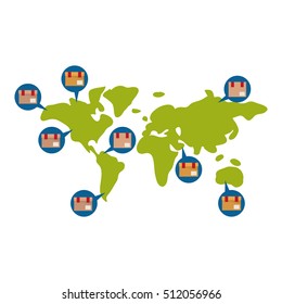 Isolated delivery package and world design