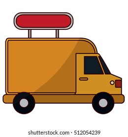 Isolated delivery truck design