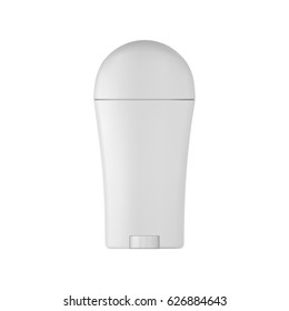 Isolated deodorant bottle on white background. 3D illustration.