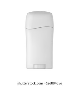 Isolated deodorant bottle on white background. 3D illustration.