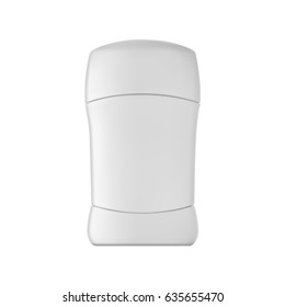 Isolated deodorant bottle on white background. 3D illustration.