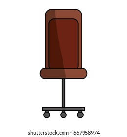isolated desk chair 
