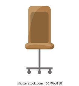 isolated desk chair 