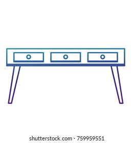 Isolated desk design 