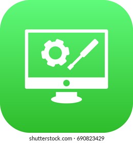 Isolated Development Icon Symbol On Clean Background. Vector Repair Service Element In Trendy Style.