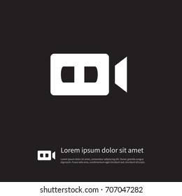 Isolated Device Icon. Video Cam Vector Element Can Be Used For Device, Video, Cam Design Concept.