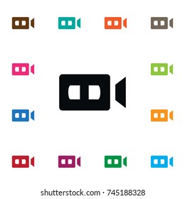 Isolated Device Icon. Video Cam Vector Element Can Be Used For Device, Video, Cam Design Concept.