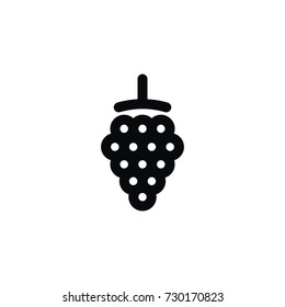 Isolated Dewberry Icon. Blackberry Vector Element Can Be Used For Bramble, Blackberry, Dewberry Design Concept.