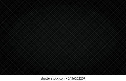 Isolated diagonal line texture on black background with light effect. Black background.