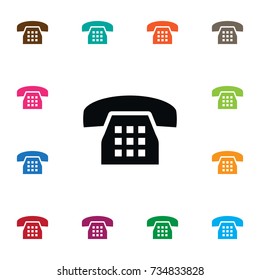 Isolated Dial Icon. Call Vector Element Can Be Used For Call, Phone, Dial Design Concept.