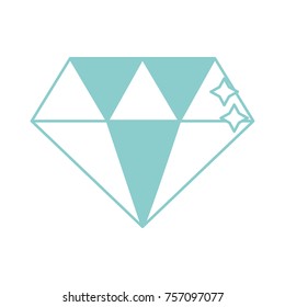 Isolated diamond design