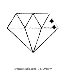 Isolated diamond design