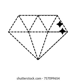 Isolated diamond design