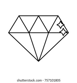 Isolated diamond design