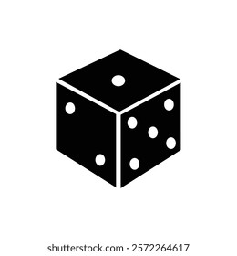 Isolated Die Icon. Dice Vector Element Can Be Used For Die, Dice, Luck Design Concept.