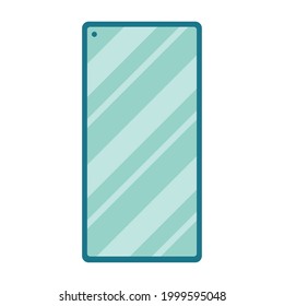 Isolated digital smartphone gadget icon