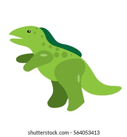 Isolated dinosaur toy on a white background, Vector illustration