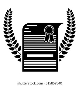 Isolated diploma of graduation design