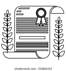 Isolated diploma of graduation design