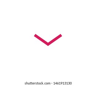 isolated direction vector line icon