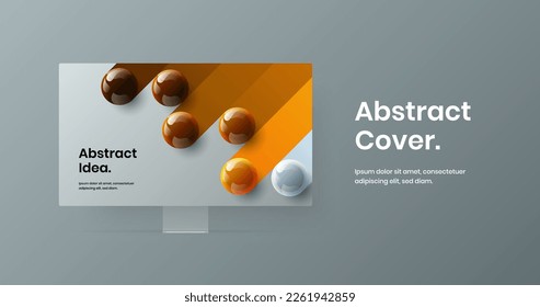 Ilustración de pantalla de sitio de simulación de pantalla aislada. Resumen diseño vectorial de banner web.