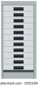 Isolated of document cabinet for office 