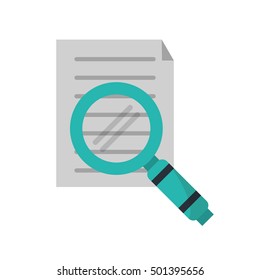 Isolated document and lupe design