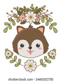 Isolated dog cartoon design vector illustrator