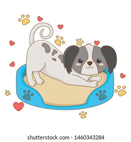 Isolated dog cartoon design vector illustrator