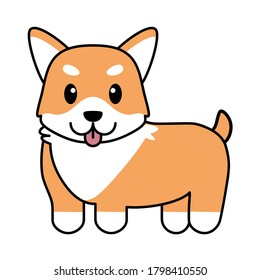 Isolated dog cartoon. Happy pet - Vector illustration