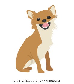 
Isolated dog character icon
