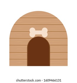 Isolated dog house. Pet house - Vector illustration design