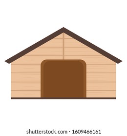Isolated dog house. Pet house - Vector illustration design