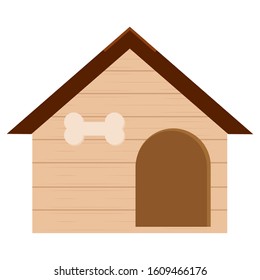 Isolated dog house. Pet house - Vector illustration design