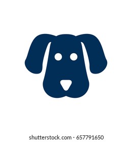 Isolated Dog Icon Symbol On Clean Background. Vector Hound Element In Trendy Style.
