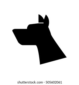 Isolated dog pet design
