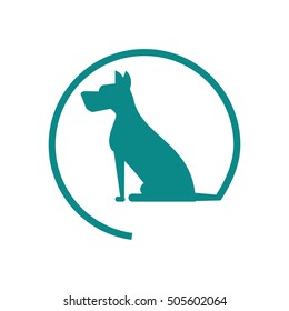 Isolated dog pet design